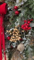 Vianočný veniec Natural Red 50cm