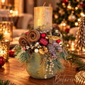 Vianočná dekorácia Rubina Candle 30cm