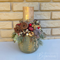 Vianočná dekorácia Rubina Candle 30cm